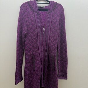 Athleta Purple Hooded Women's Sweater